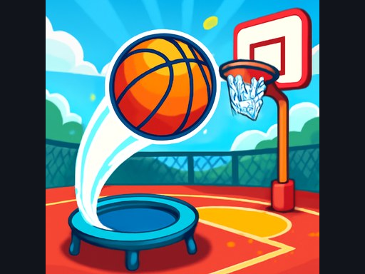 Neon Star Bounce Dunk Frvr - Play Free Online Game