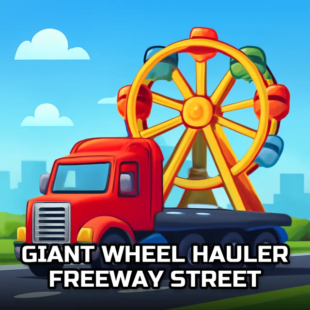 Giant Wheel Hauler Freeway Street - Lane Splitting game