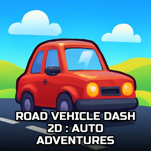 Road Vehicle Dash 2D : Auto Adventures - Endless Drive game
