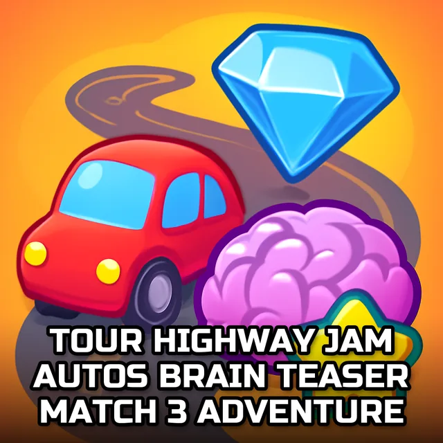 Tour Highway Jam Autos Brain Teaser Match 3 Adventure - Rush Hour game