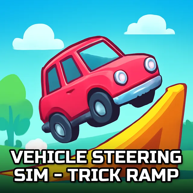 Vehicle Steering Sim - Trick Ramp - City Cruising game